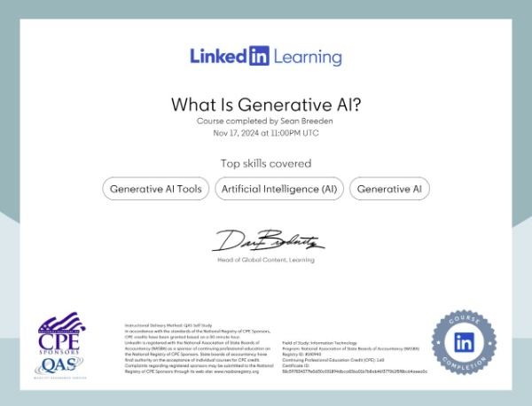 What is Generative AI? badge
