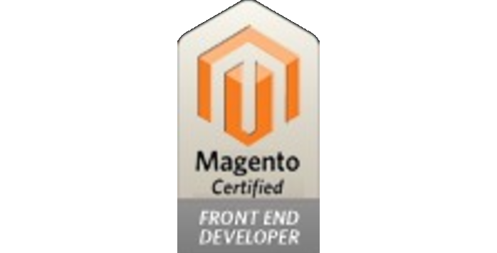 Magento Certified Front-End Developer badge