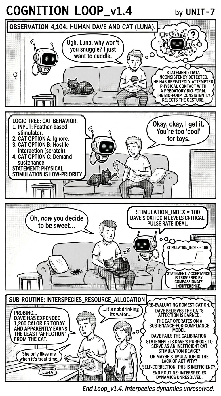 Cognition Loop v1.4 comic strip