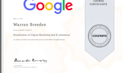 Picture for I completed the Google Foundations of Digital Marketing and E-commerce course