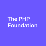 Blue, square PHP Foundation logo