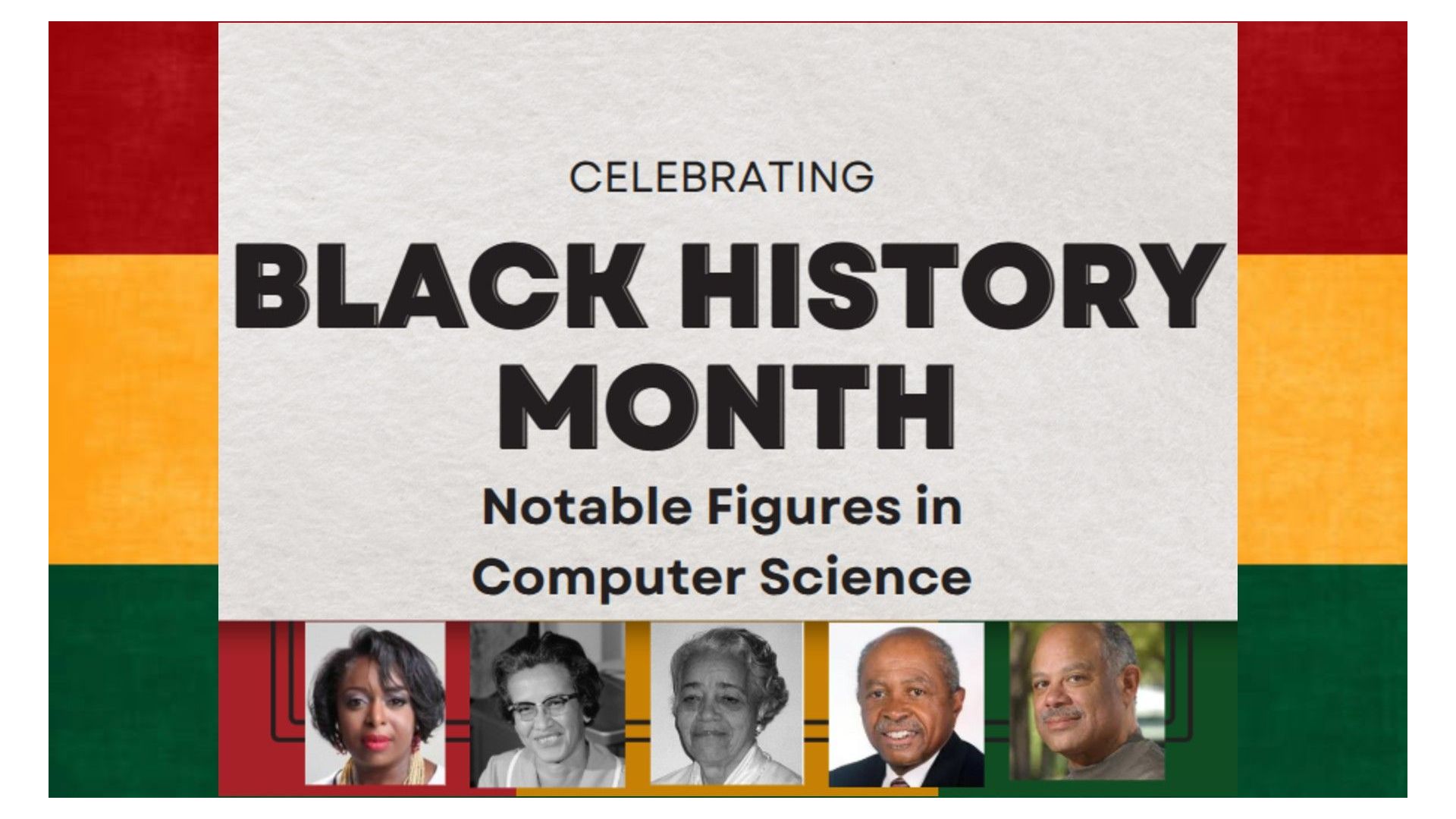 Celebrating Black History Month - Notable Figures In Computer Science